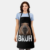 Tablier Funny Capybara Bruh (Porté)