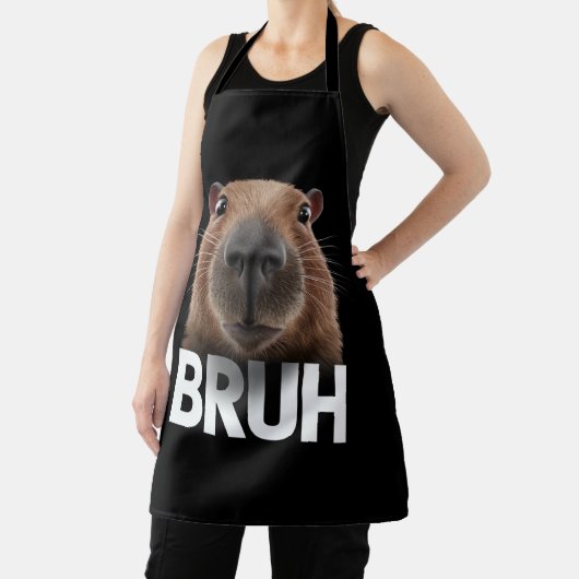 Tablier Funny Capybara Bruh (Insitu)