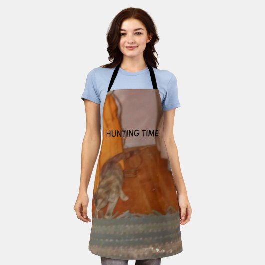 TABLIER FUNNY CAT APRON (Porté)
