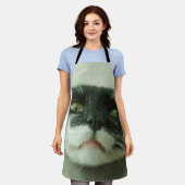 Tablier Funny Cat Kitty Pet Photo (Porté)