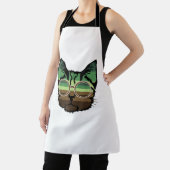 Tablier Funny Cat rétro (Insitu)