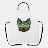 Tablier Funny Cat rétro (Recto)