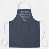 Tablier Funny Charcoal Grey Famille de cuisson Monogramme (Recto)
