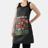 Tablier Funny Chiropractic Spine Care Quote (Insitu)