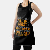 Tablier Funny Christian Religious Servant of God Faithful (Insitu)