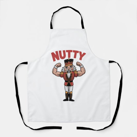 Tablier Funny Christmas Nutcracker Nuty Natural Fitness (Recto)