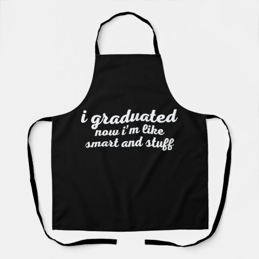 Tablier Funny College High School Graduation Cadeau (Recto)