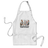 Tablier Funny Dad Apron – BBQ Master & Dad Joke Champion (Devant)
