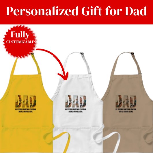 Tablier Funny Dad Apron – Handyman, Comedian & Legend