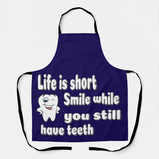 Tablier Funny Dental Quote (Recto)