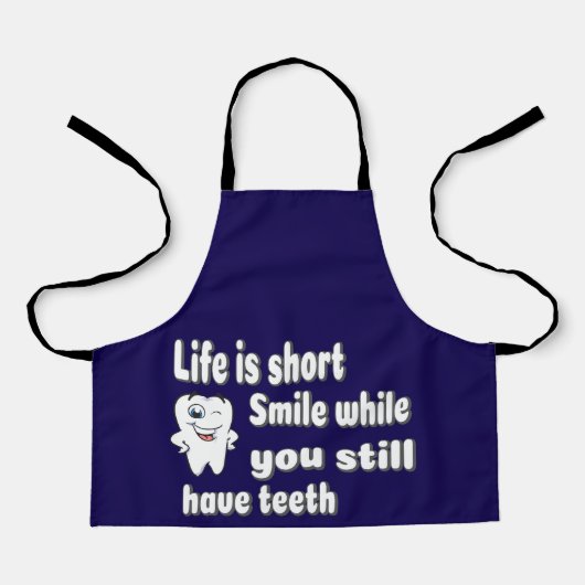 Tablier Funny Dental Quote (Recto)