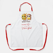 Tablier Funny Foods Personalized Best Valentine Gift Apron (Recto)