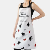 Tablier Funny Français Bulldog Motif personnalisé (Insitu)