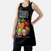 Tablier Funny Fruits Veggies Tales from Produce Grocery (Insitu)