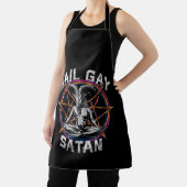Tablier Funny Hail Gay Satan LGBT Goth Gay pride Baphomet (Insitu)