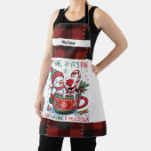 Tablier Funny Just having a Meltdown Snowman Christmas  (Insitu)