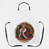 Tablier Funny "King of the Table" Thanksgiving Turkey (Recto)