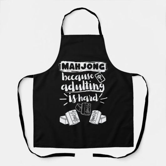 Tablier Funny Mahjong (Recto)
