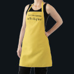 Tablier Funny Mustard Jaune chef de la cuisine<br><div class="desc">Amusant tablier jaune moutarde avec l'expression "Je possède cette cuisine,  je suis le chef ici !". Un design simple qui fera que les mères se sentiront comme l'hôte de leur propre spectacle de cuisines. Vous pouvez personnaliser chaque détail sur elle.</div>