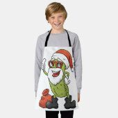 Tablier Funny Pickle Santa Claus Christmas Cartoon Holiday (Porté)