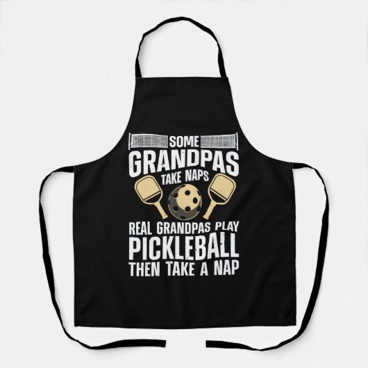 Tablier Funny Pickleball Design (Recto)