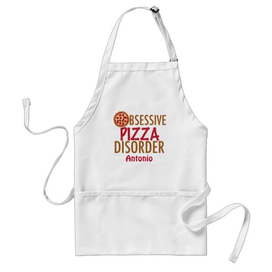 Tablier Funny Pizza Parlor Monogram (Devant)