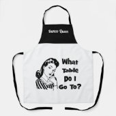 Tablier Funny Retro Bunco  (Recto)
