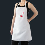 Tablier Funny Rouge sang sanglant effroi Halloween blanc A<br><div class="desc">Funny Rouge sang sanglant effroi Halloween blanc tablier rouge blanc Apron</div>