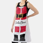 Tablier Funny Santa Claus tenue Rouge & Blanc Noël (Insitu)