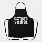 Tablier Funny sarcastique cite humour adulte sarcasme (Recto)