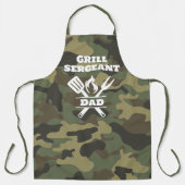 Tablier Funny Sergent Grill Camo Apron (Recto)