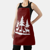 Tablier Funny Skinny Pine Tree Randonnée d'été Camping (Insitu)