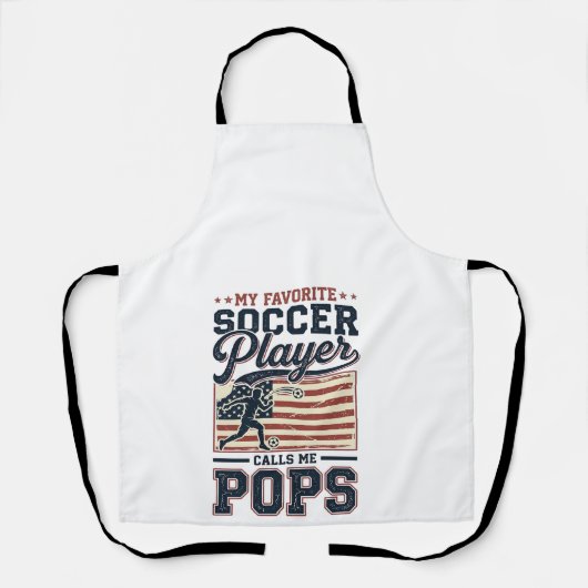 Tablier Funny Soccer Pops Vintage Engraving Conception de (Recto)