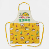 Tablier Funny Taco Pun Mexicain Amoureux de la nourriture (Recto)