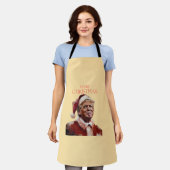 Tablier Funny Trump Santa Claus Carte de Noël (Porté)