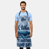 Tablier Funny Whale Pun "Oh Whale" Hump Day Design (Porté)