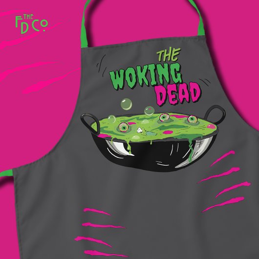 Tablier Funny Woking Dead Zombie Chef Pun