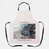 Tablier Furry Friend Name & Paw Print Accent Layout (Recto)