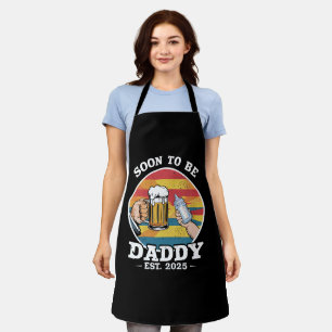 Tablier Futur Papa 2025 Premier Papa 2025 Rétro