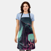 Tablier Futuriste Grande Danse Le compagnon robotique (Porté)