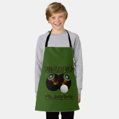 Tablier Futurs Bowles de pelouse Champ, Enfants Full Print (Porté)