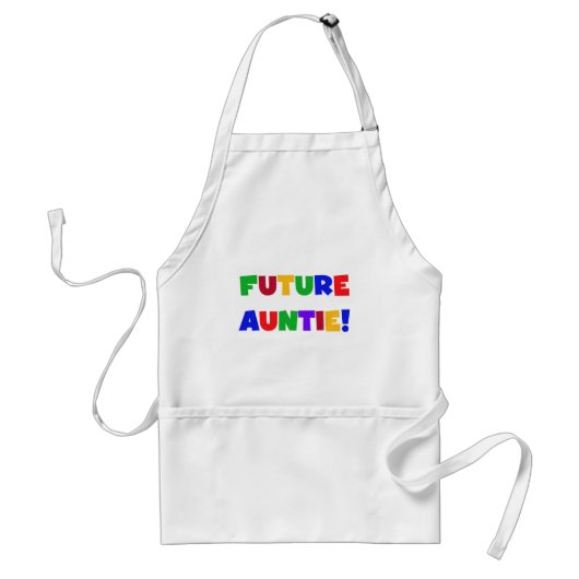 Tablier Futurs T-shirts et cadeaux de couleurs primaires (Devant)