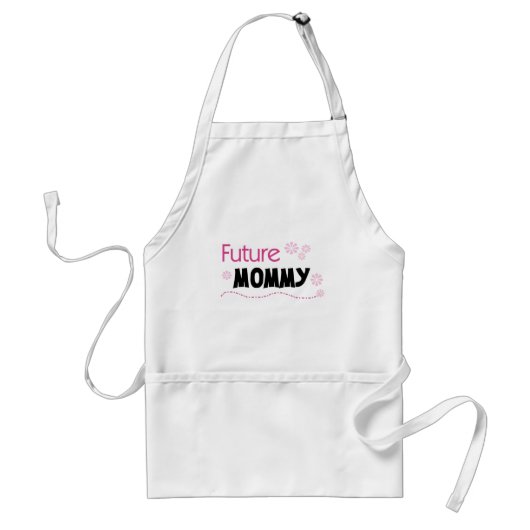 Tablier Futurs tee-shirts et cadeaux maman (Devant)