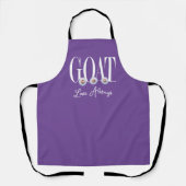 Tablier "G.O.A.T. MOM" Avec Daisy Art (Recto)