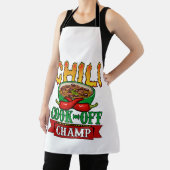 Tablier Gagnant de la compétition Chili Cook Off Champ (Insitu)