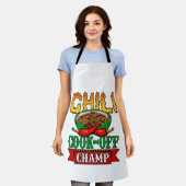 Tablier Gagnant de la compétition Chili Cook Off Champ (Porté)