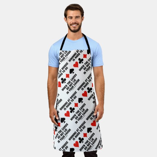 Tablier Gagner À Bridge Est Difficile À Faire Lorsque Les  (Porté)