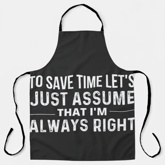 Tablier gain de temps (Recto)