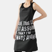 Tablier gain de temps (Insitu)