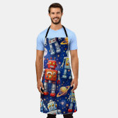 Tablier Galactic robot exploration cosmic (Porté)